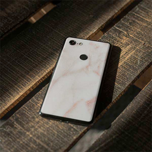 Rose Gold Marble Google Pixel 3 XL Skin